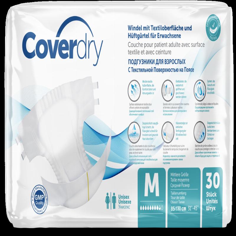 Підгузки для дорослих ТМ CoverDry M (85-130cм), 30шт
